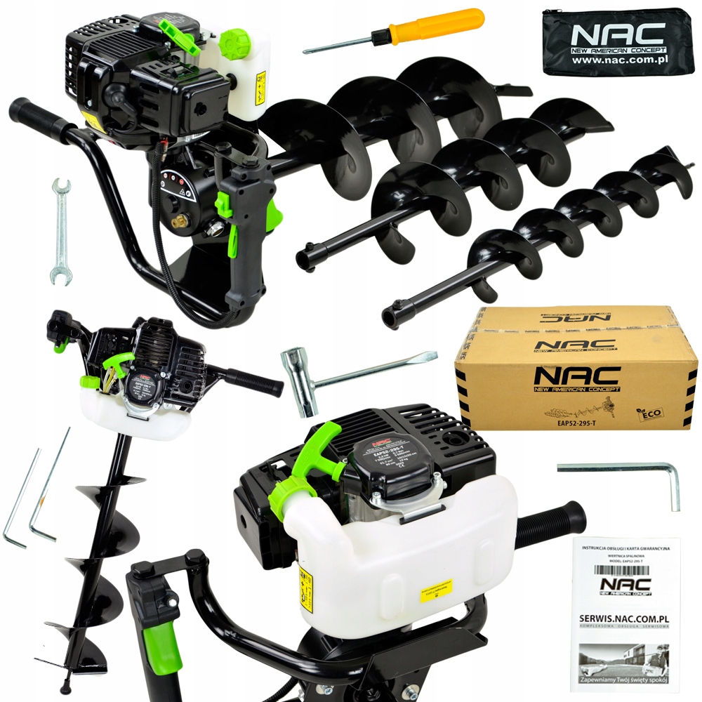 NAC EAP52-295-T benzínová vrtná súprava 2,2 kW